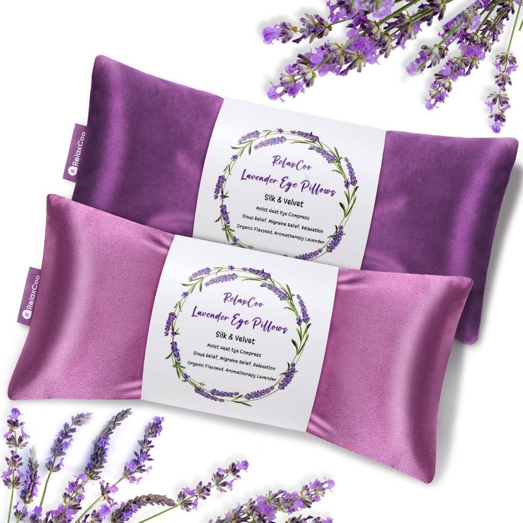 Decorative Eye Pillow - Gray